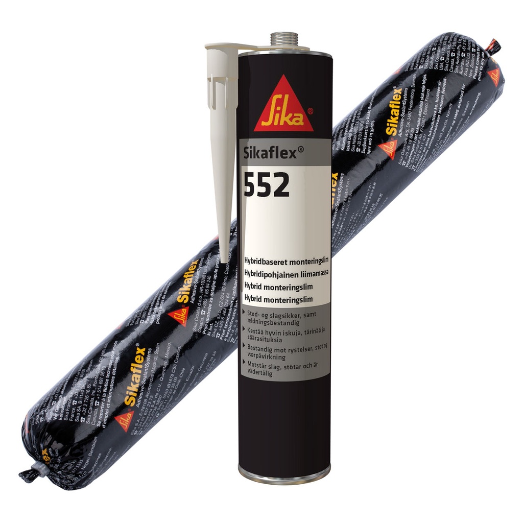 Sikaflex-552, Assembly Adhesive Reduced Surface Prep, Interior & Exterior