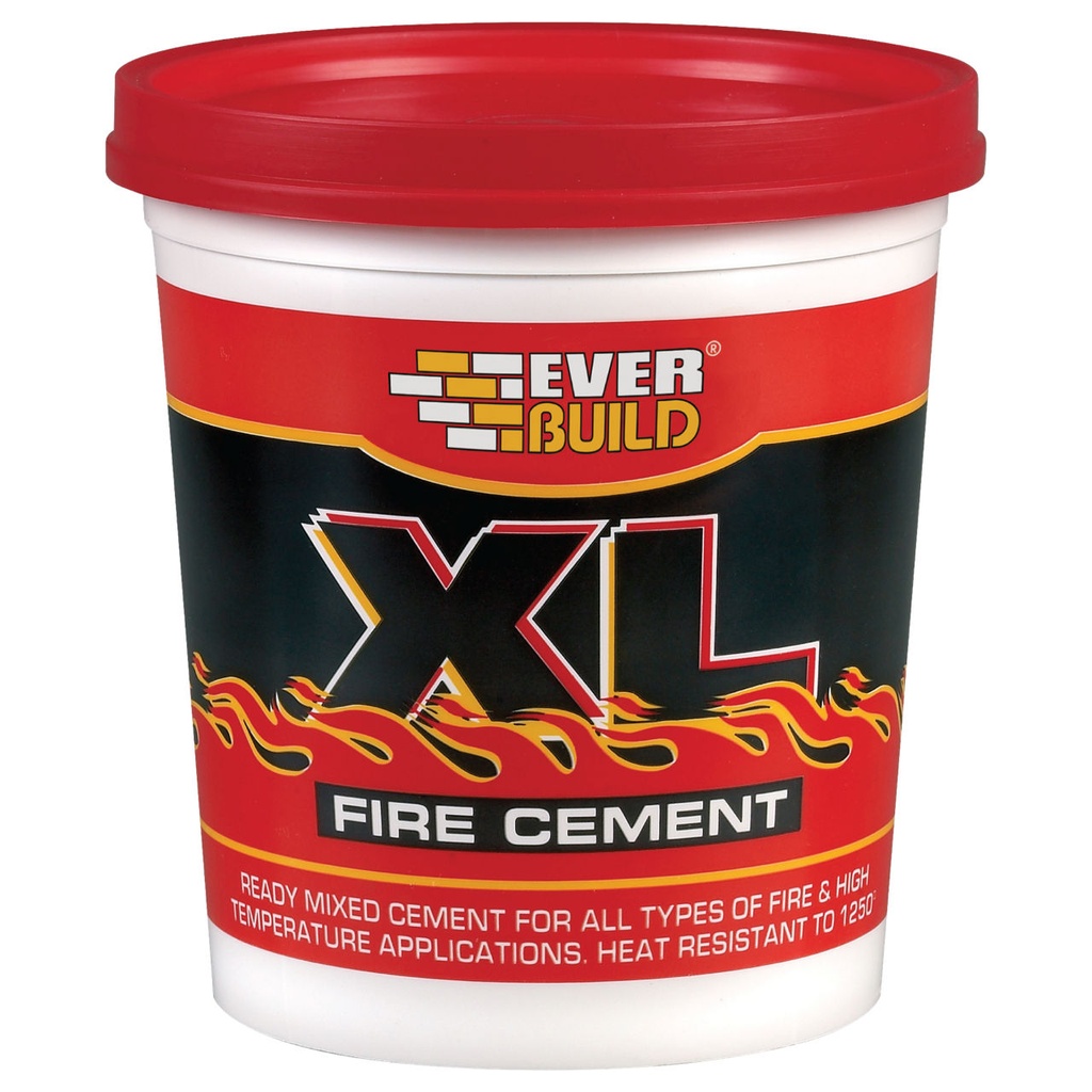 EVERBUILD XL FIRE CEMENT, Ready-Mixed Fire Cement, Interior, Grey Paste