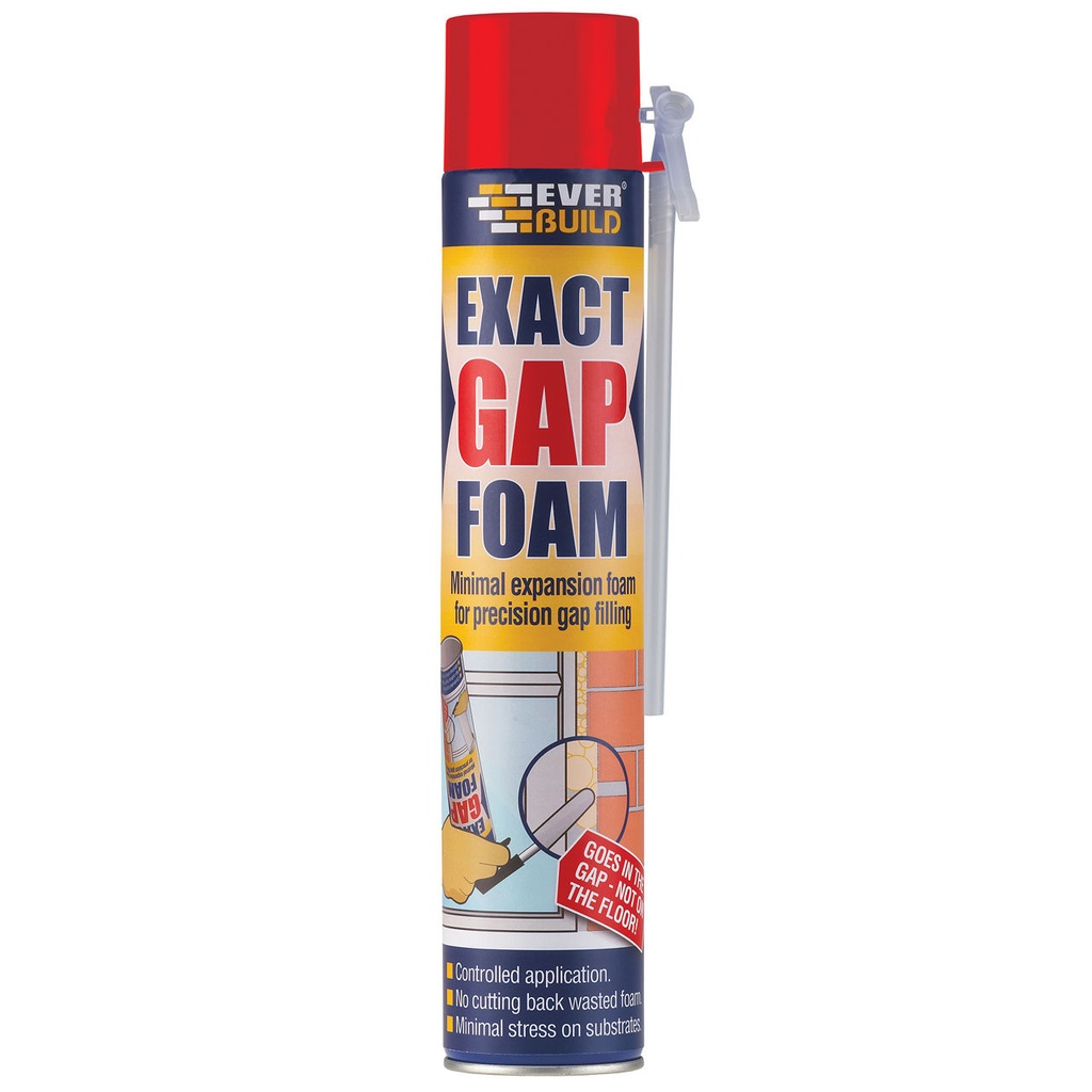 EVERBUILD EXACT GAP FOAM, Minimal expansion foam for precision gap filling, Interior & Exterior