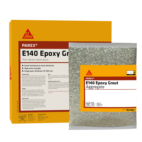 Parex E140 Epoxy Grout, Heavy-duty epoxy resin grout, 38.9 kg 