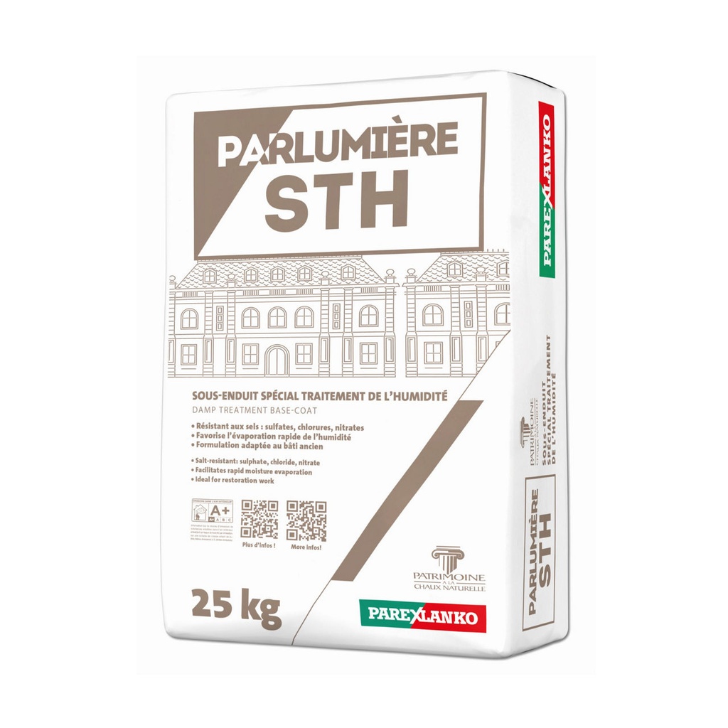 Parex PARLUMIERE STH,  Mortar, Interior & Exterior, 25 kg
