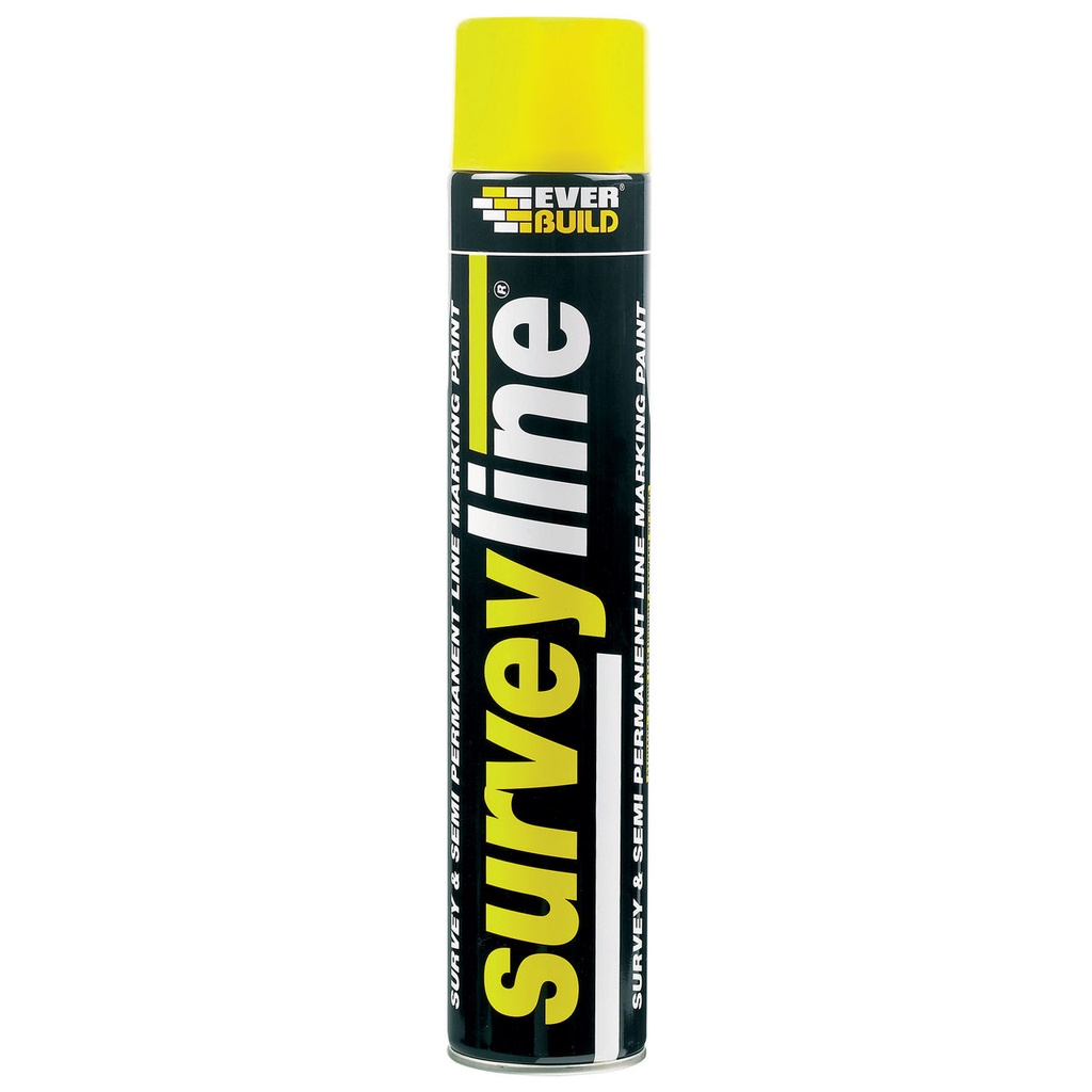 EVERBUILD Survey Line, Semi-Permanent Line Marking Paint, Exterior, 700 mL