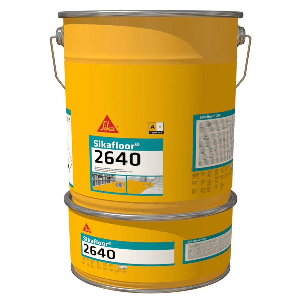 Sikafloor-2640, Acoperire epoxidica texturata si strat de sigilare pentru pardoseli, cu intarire rapida, Interior, 30 Kg