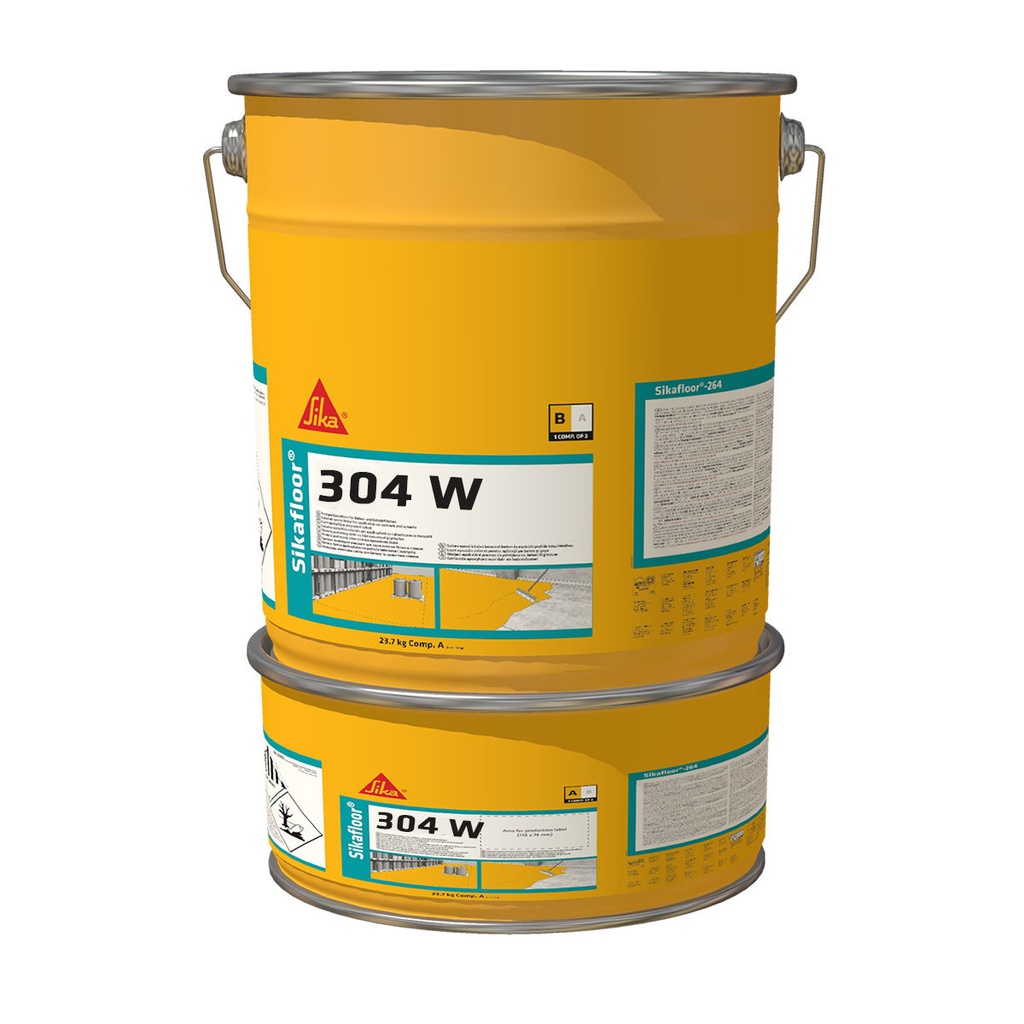 Sikafloor-304 W, Matt Pu Seal Coat for Sika Comfortfloor Range, Interior, 7.5 Kg