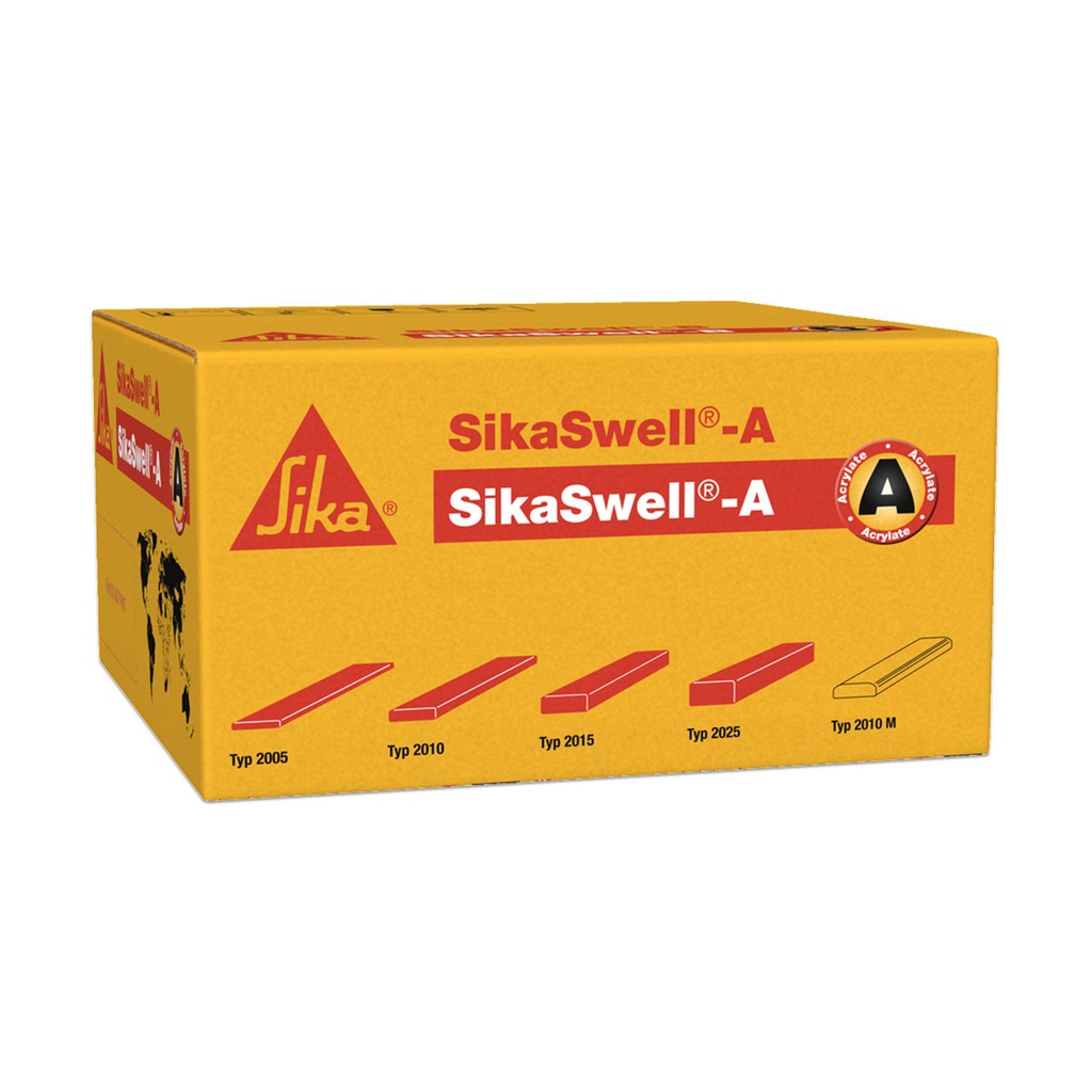 SikaSwell A, Profile expandabile hidrofile pentru etansarea rosturilor, Exterior