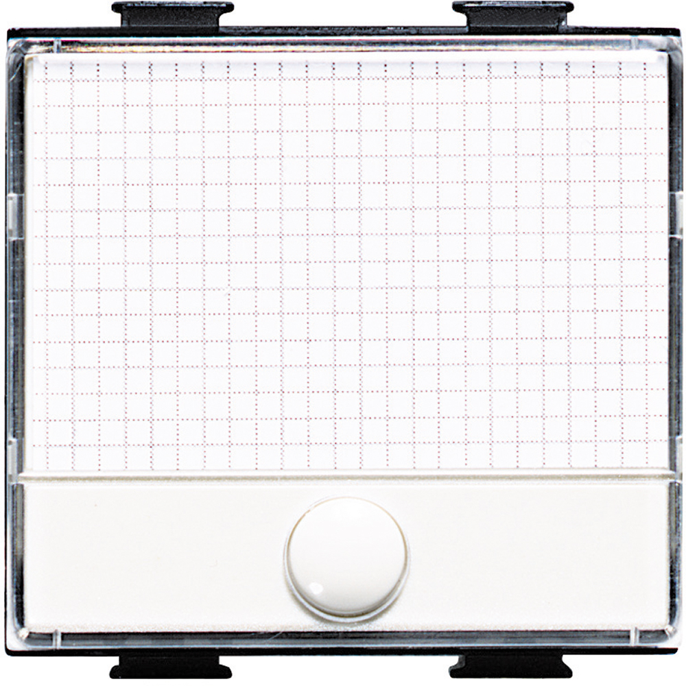 BTicino AM5008, Matix, Buton Cu Port Etichetă