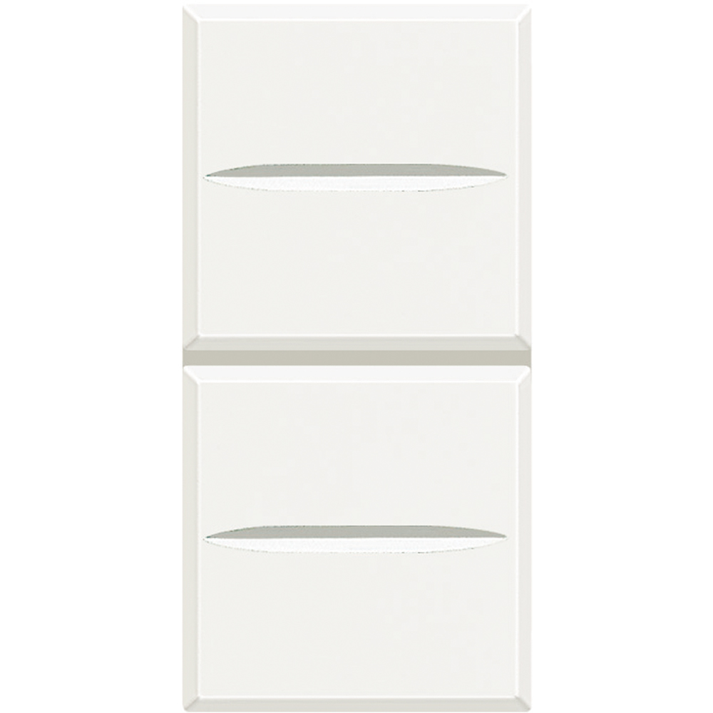 BTICINO HD4036, Double Button Axolute ND/ND, 10 A,250 V, Automatic Connection, White, 1 Module