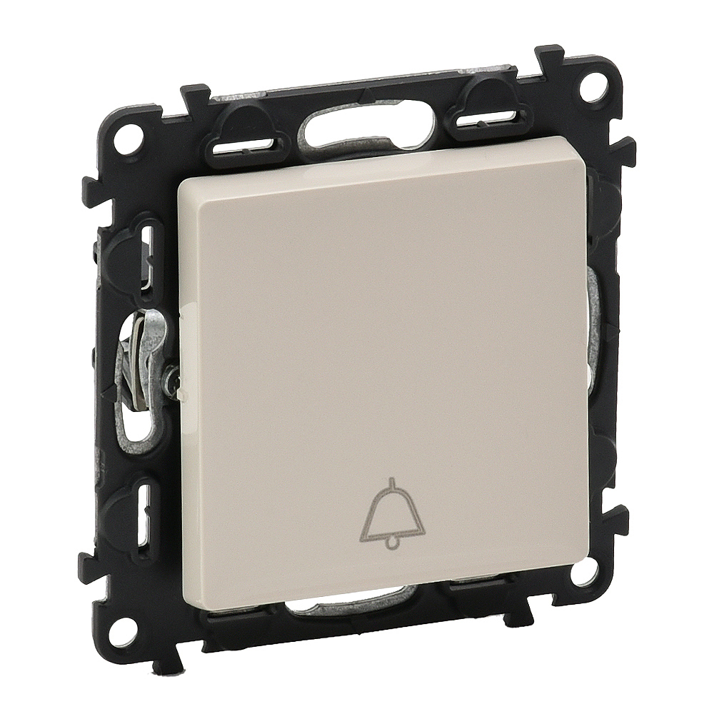 Legrand 752215, Buton Inversor Cu Pictograma Valena Life 6 A 250 V, Cu Placa + Clopotel ivoar