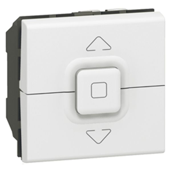 LEGRAND 077026, Switch for Controlling Blinds, for Max. Power. 500 W, 2 Modules, White