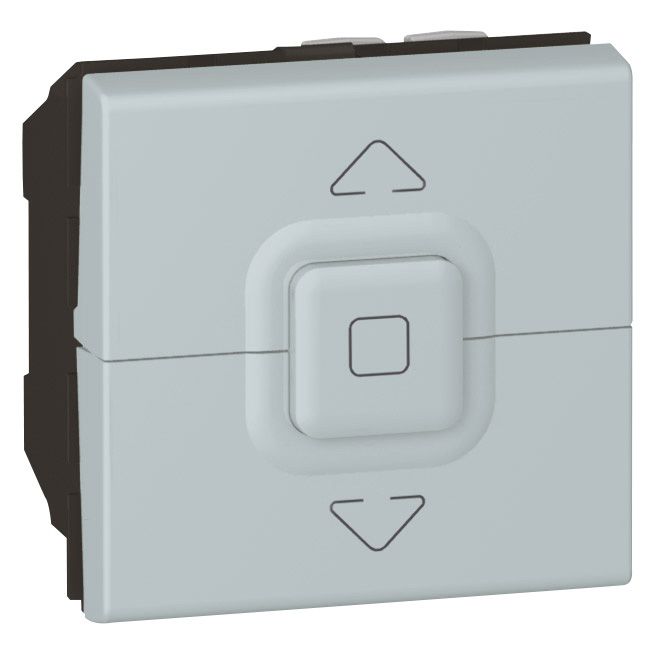 Legrand 079228, Buton Pentru Comanda Storuri Mosaic, Pentru 1 Sau Mai Multe Seturi De Storuri, Aluminiu