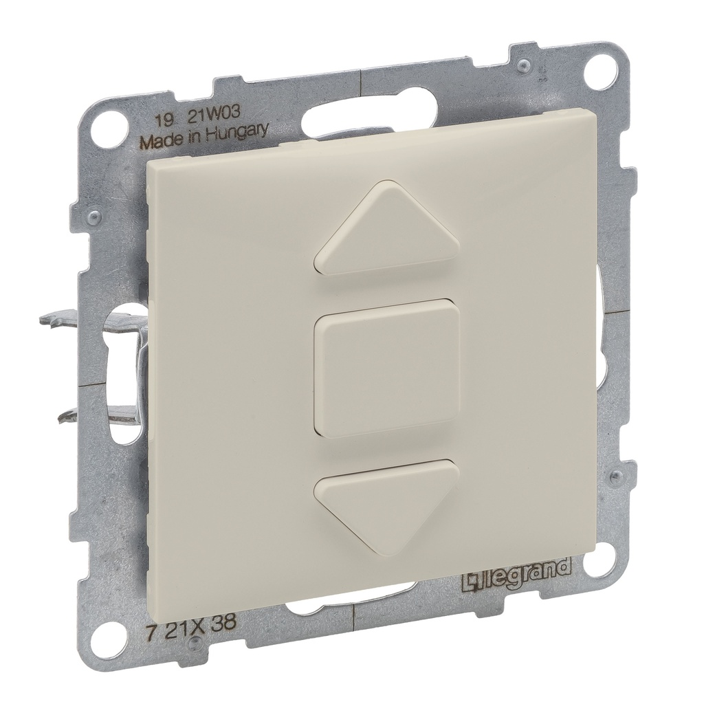 LEGRAND 721238, Blind Button, 6A, Ivory