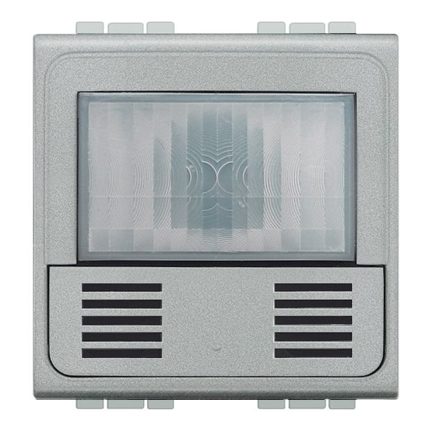 BTICINO NT4433N, Presence Detector with 3 Wires with Neutral Livinglight, Gray, 2 Modules