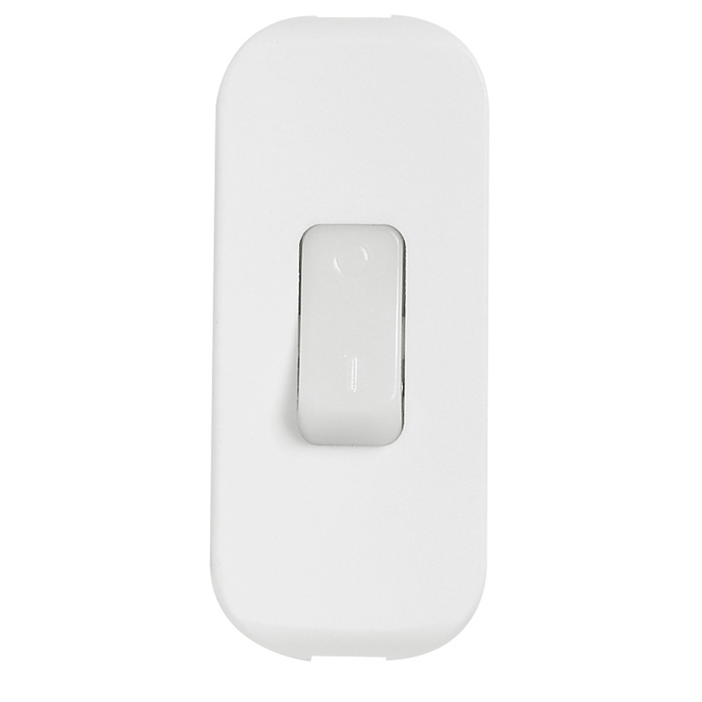 Legrand 040187, Întrerupator Pe Fir, 2P, 2 A, 250 V, Fluorescent, Alb Cenusiu