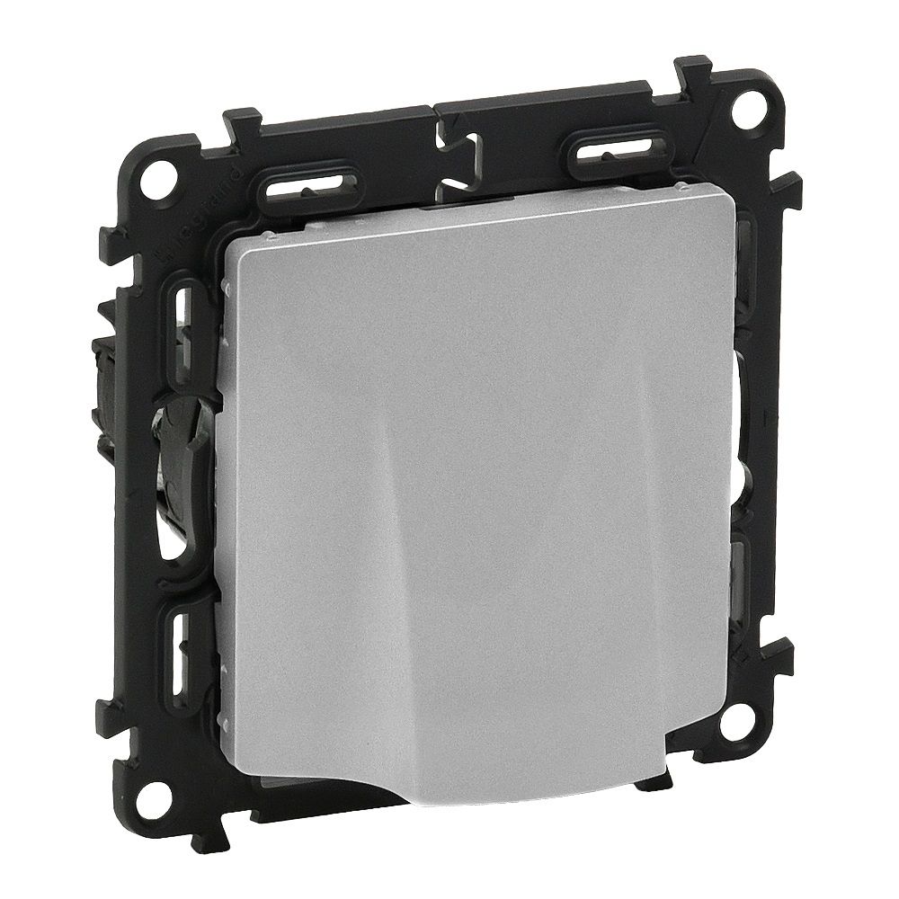 LEGRAND 753333, Cable Outlet with Valena Life Terminals, with Plate, Aluminum