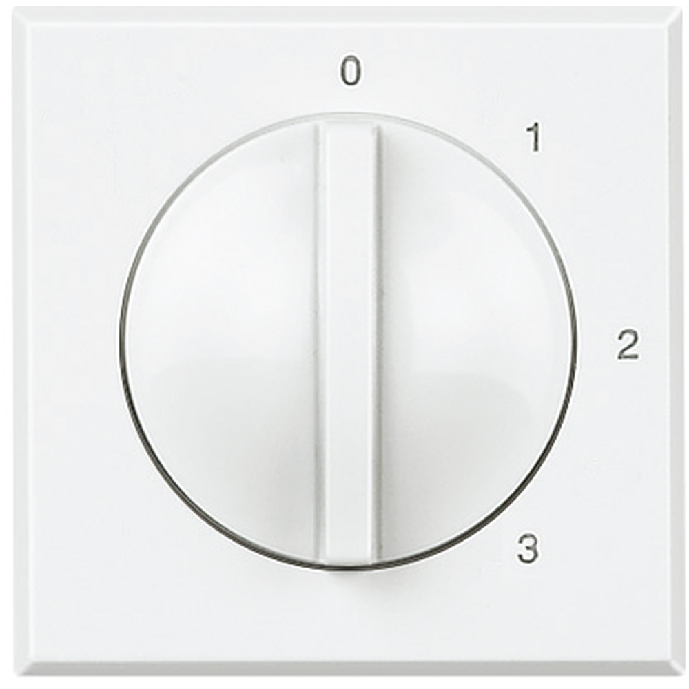 BTicino HD4016, Comutator Cu 4 Poziții/ventilatoare, 2 Module, Axolute Alb