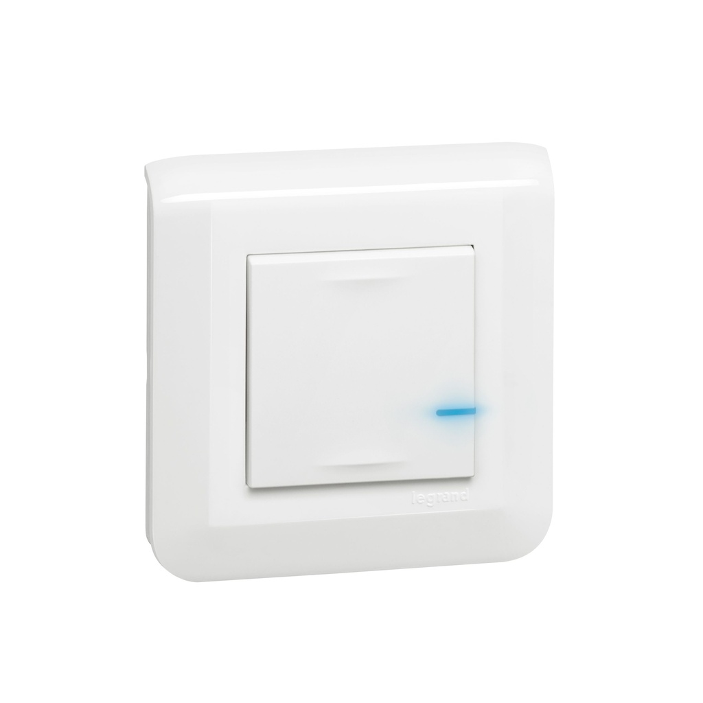 LEGRAND 077701L, Connected Switch (with Dimmer Option) Mosaic with Netatmo