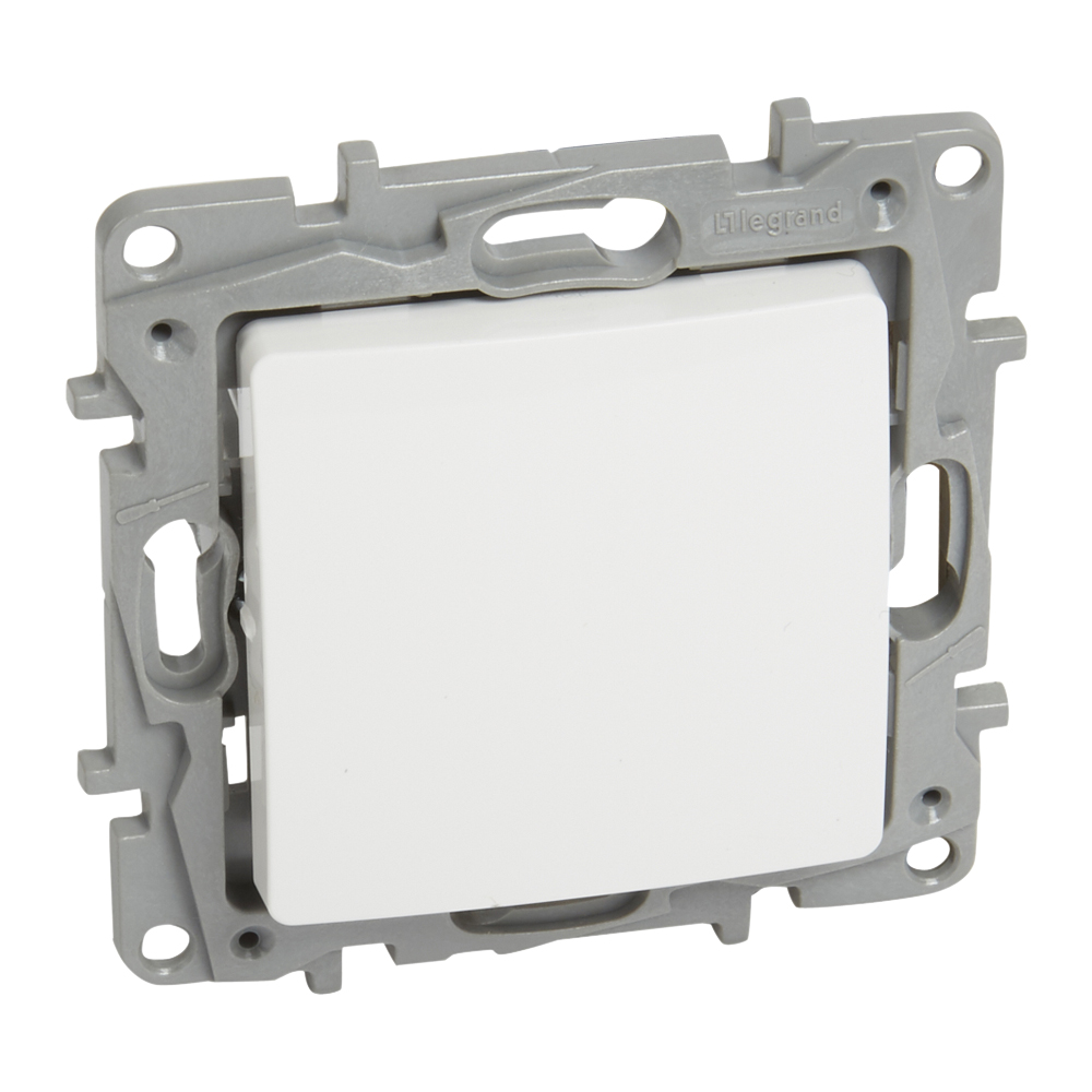 Legrand 764504, Intrerupator Cruce Niloé, 10 AX, 250 V, Borne Automate, Alb
