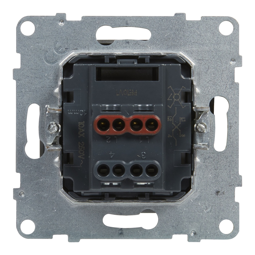 LEGRAND 721307, Cross Switch, 10AX, Alu