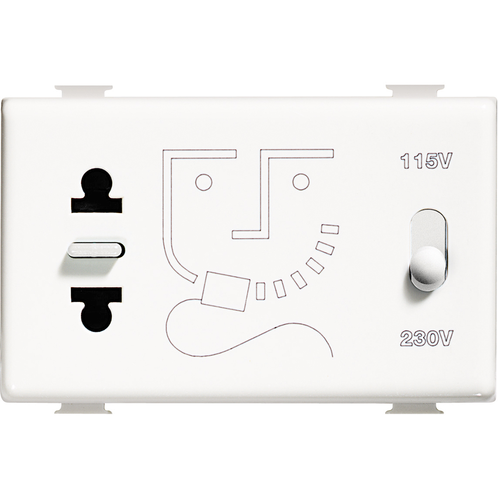 BTICINO AM5460AB, Matix, Antibacterial Socket for Razors