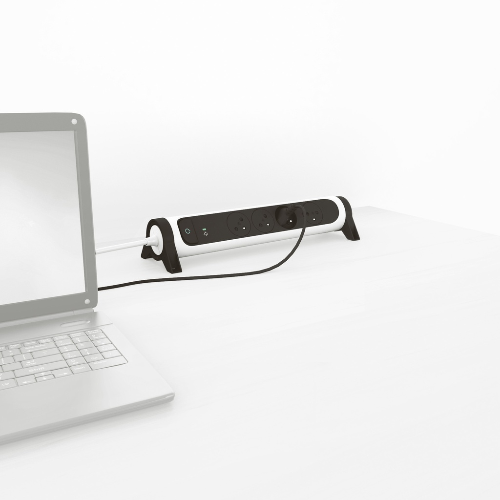 LEGRAND MOES, FB 4 x 2P+E, Premium SPD 1.5m - 1mm², White-Black