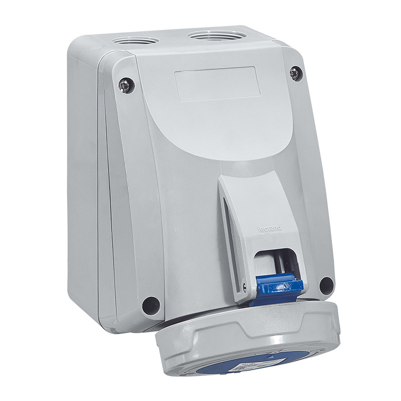 LEGRAND 555354, Surface-mounted Socket P17, IP66/67, 200/250 V, 16 A, 2P+E
