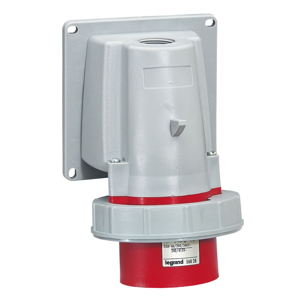 LEGRAND 056828, Fixed Plug P17, IP 66/67, 380/415 V, 32 A, 3P+N+E