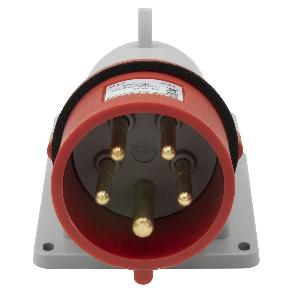 Legrand 057589, Fisa Fixa P17 IP 44 380/415 V, 16 A, -3P+N+E