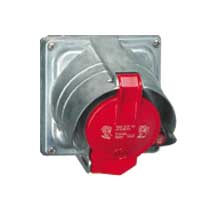 LEGRAND 053800, Prisinter Socket for Panel Mounting Hypra, IP 44, 380/415 V, 63 A, 3P+E, Metal