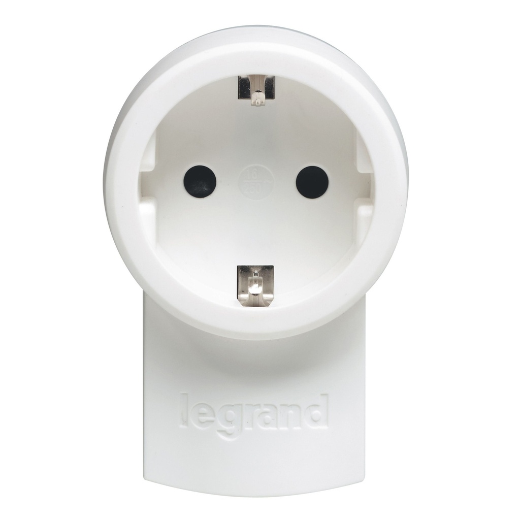 LEGRAND 050462, 2P+T 16A White, Gray Plug And Socket