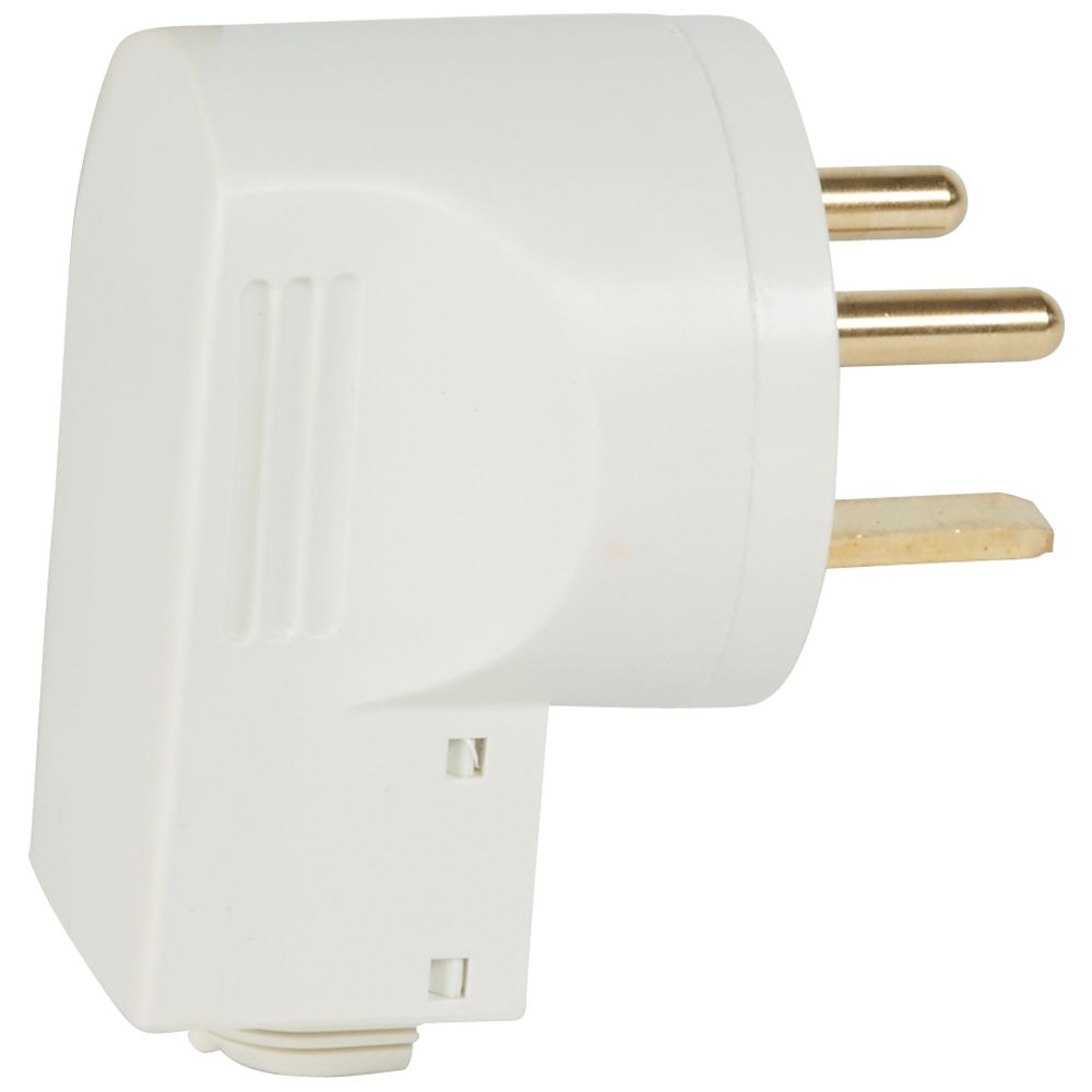 LEGRAND 055152, Plug, 20 A, 2P+E, Plastic with Cable Clamp, Side outlet