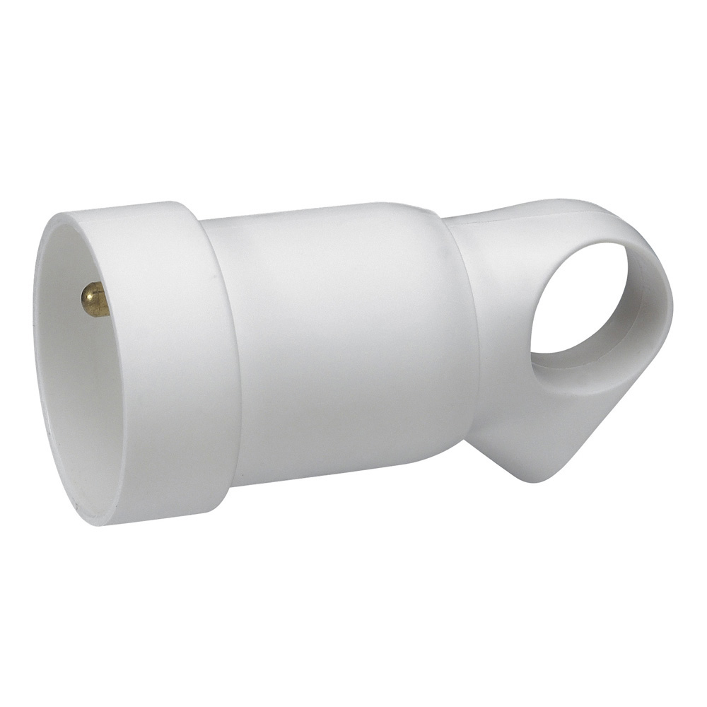 LEGRAND 050421, Extension Cord, French Standard, 2P+T, 16 A, Plastic Rings, White