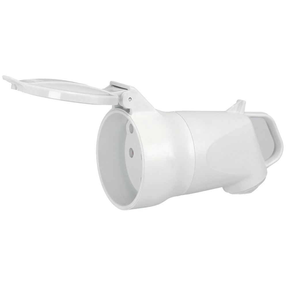 Legrand 055867, Prelungitor Plexo 32 A, 3P+N+T, IP44, IK08, Mâner Cu Ieșire Laterală, Cenușiu
