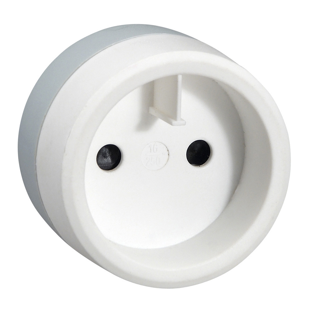 Legrand 050386, Adaptor Standard European, Standard SUA, 2P, Alb