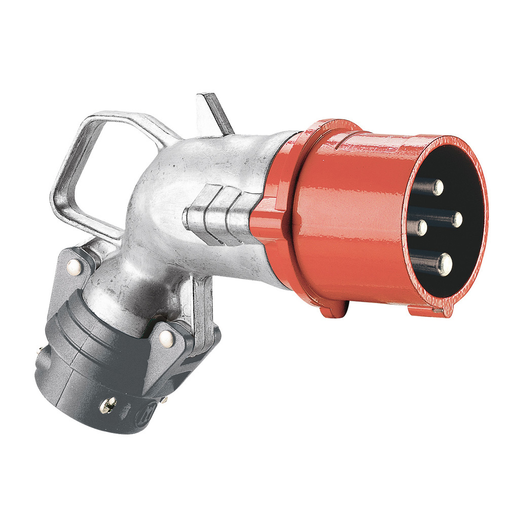 LEGRAND 052273, Hypra Angle Socket, IP 44, 380/415 V, 16 A, 3P+E, Metal