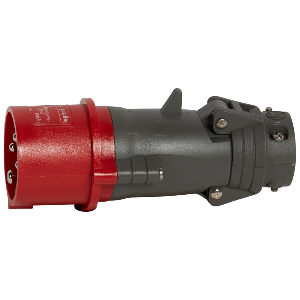Legrand 052243, Fișă Dreaptă Hypra, IP 44, 380/415 V, 16 A, 3P+E, Plastic