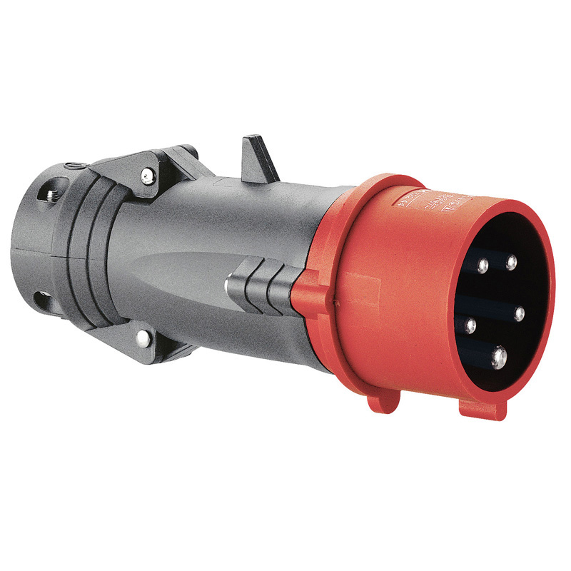 LEGRAND 052244, Hypra Straight Plug, IP 44, 380/415 V, 16 A, 3P+N+E, Plastic