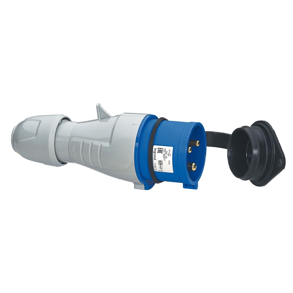 Legrand 555234, Fisa Dreapta P17, IP44, 200/250 V, 32 A, 2P+E