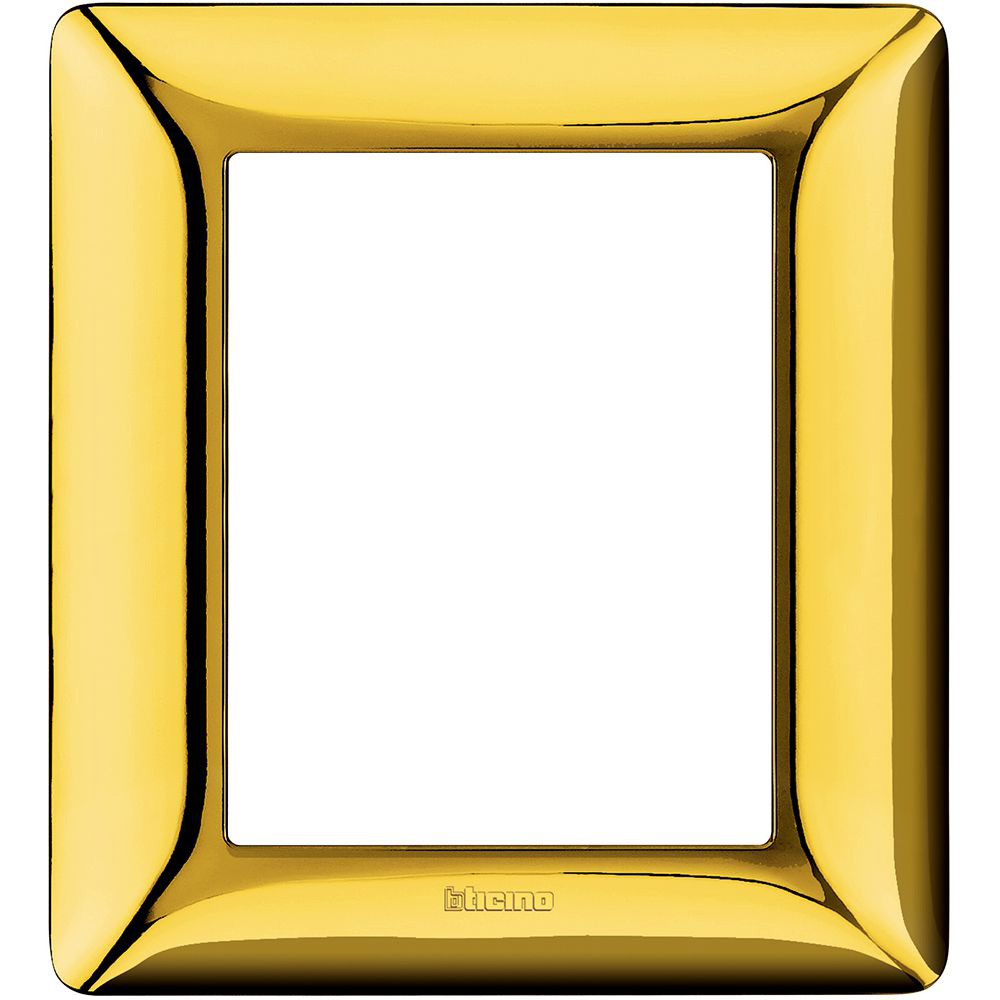 BTICINO AM4826GOR, Matix, Frame 3+3 Modules, Glossy Gold
