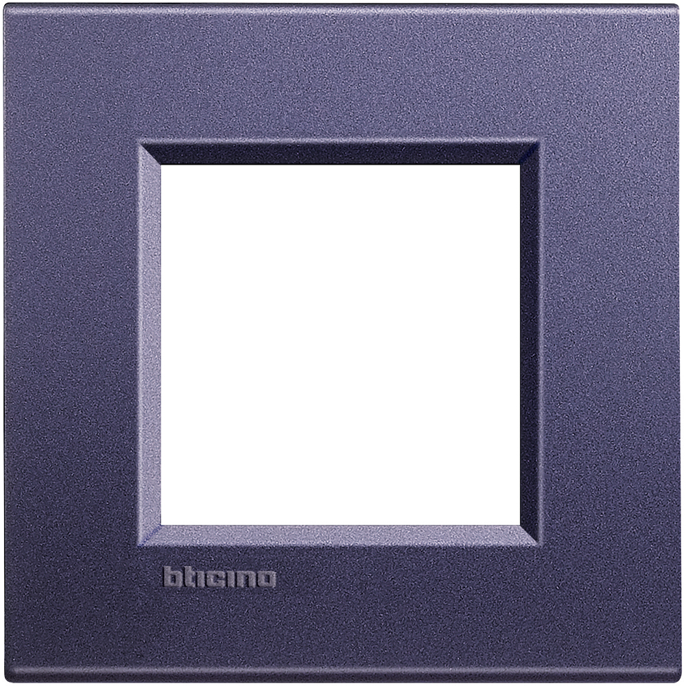 BTICINO LNA4802CB, Club Living Light 2 Modules Frame, Violet