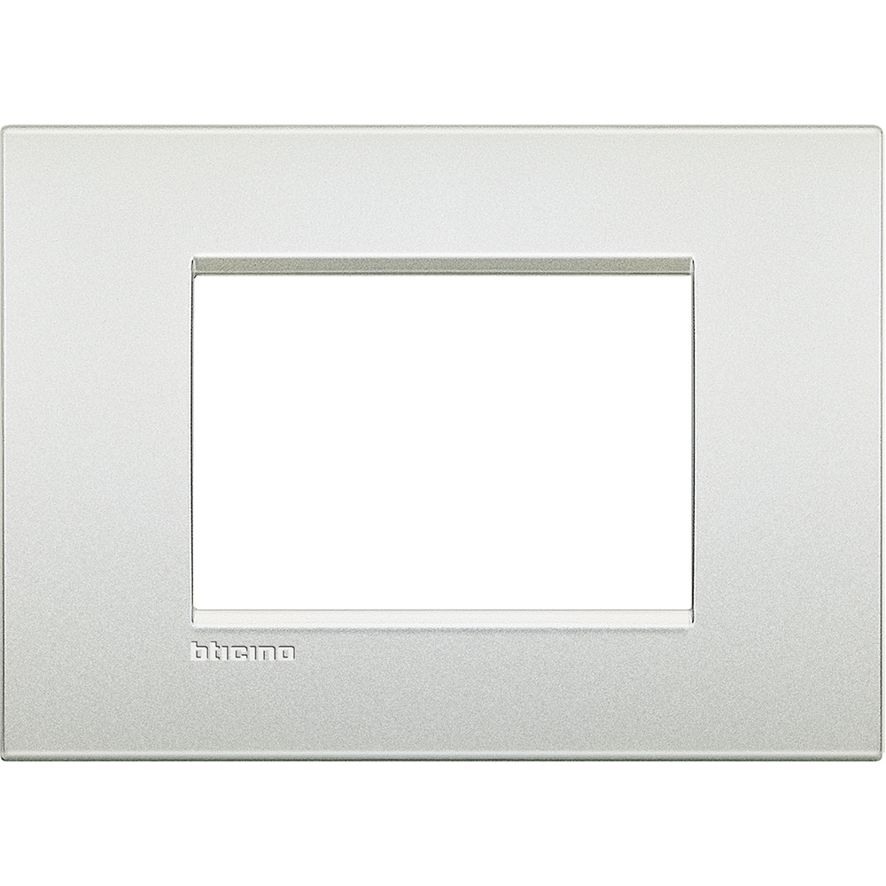 BTicino LNC4803PR, Living Light Air, Ramă 3 Module, Alb Perlat