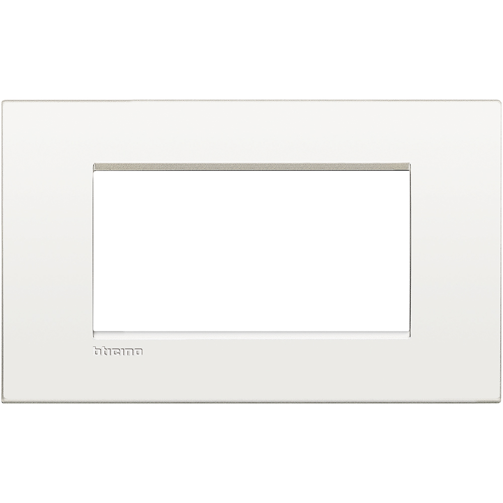 BTICINO LNC4804BN, Living Light Air 4 Modules, Frame, Pure White
