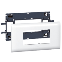 Legrand 010994, Suport DLP Mosaic, pentru Profile cu Capac CV 85, 4 Module