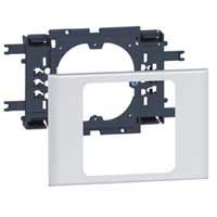 Legrand 011167, Suport și Ramă pentru Echipamente, pentru DLP din Aluminiu cu Capac 85 mm, 1 Post