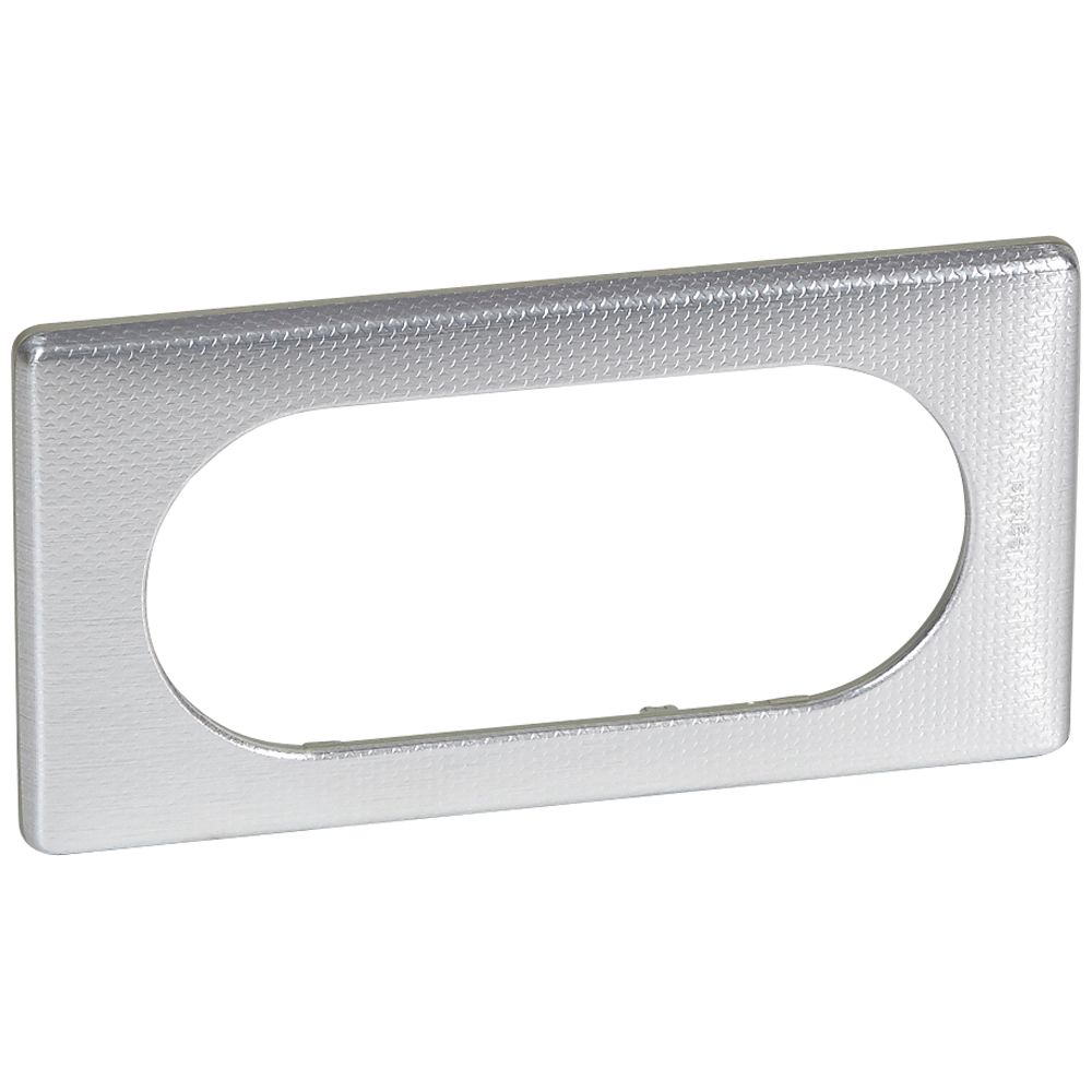 Legrand 068725, Placă Céliane, Metal, 4/5 Module, Aluminiu Șarpe