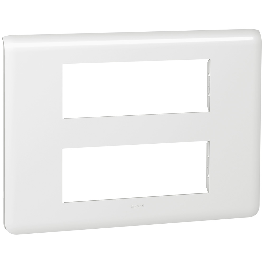 LEGRAND 078836, Mosaic Frame, 2 for 6 Modules, White