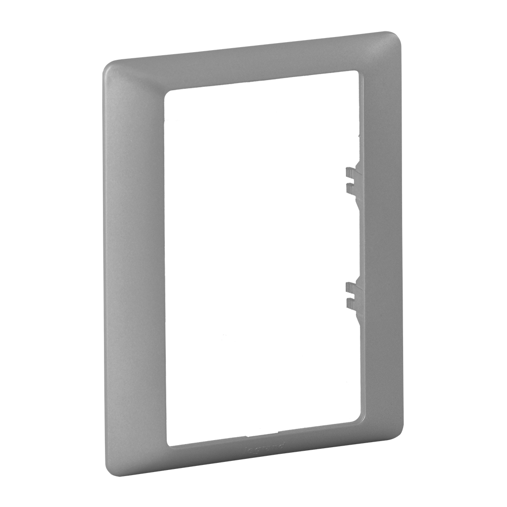 LEGRAND 754241, Valena Life Frame, Single Frame, Double Socket 2x2P+E, Aluminum