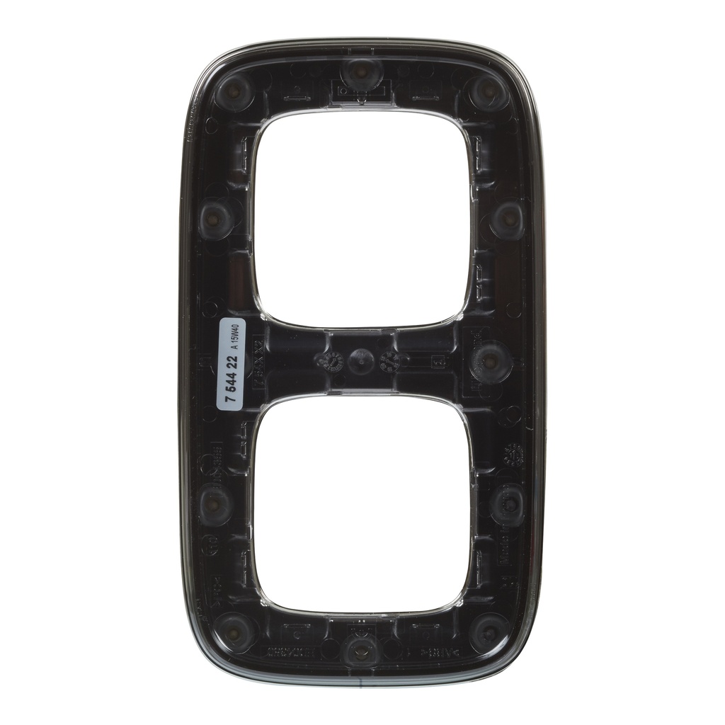 Legrand 754422, Rama Valena Allure, 2 Module, Alb oglinda