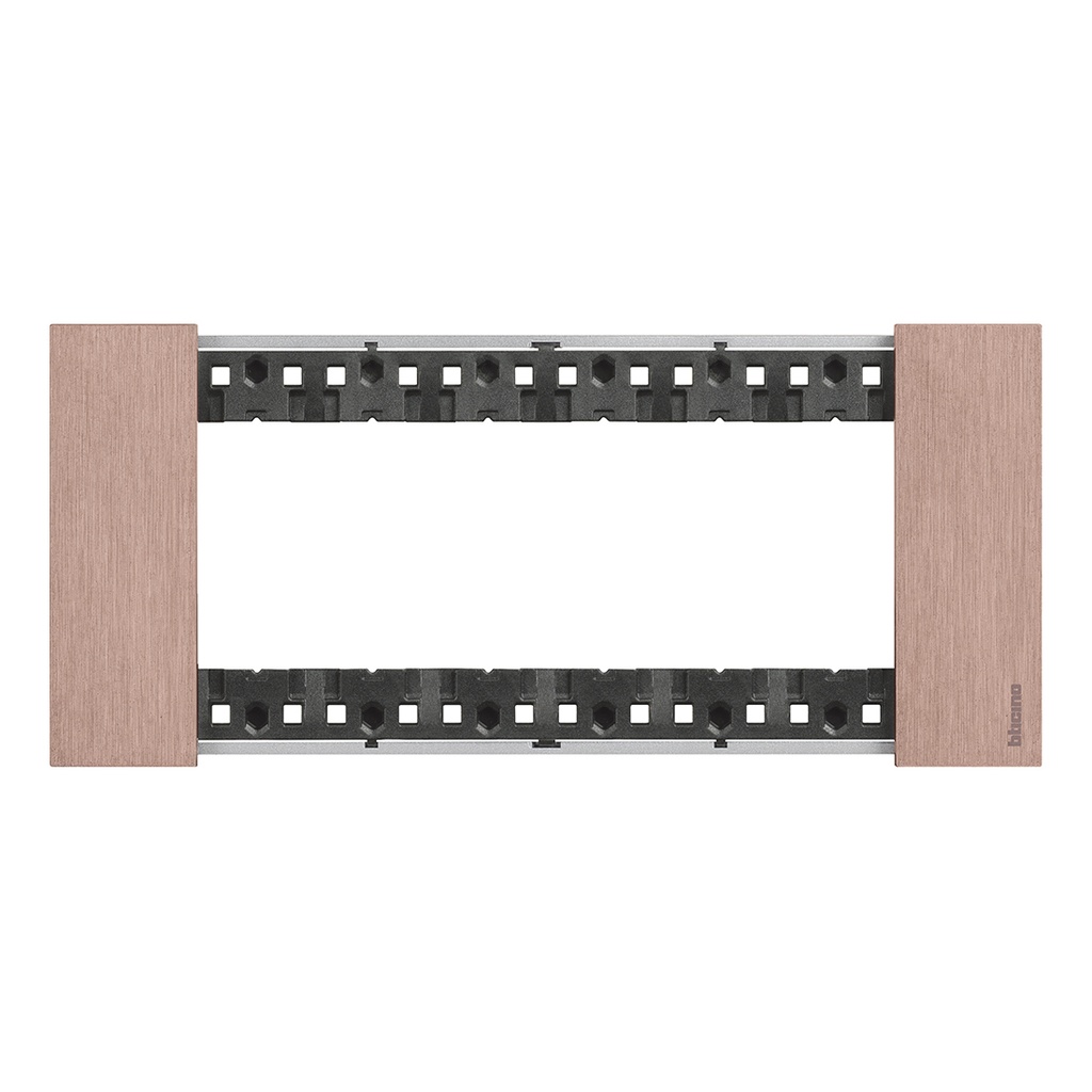 BTICINO KA4806ZM, L.Now, 6 Modules, Copper Frame