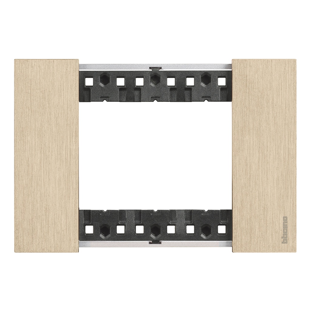 BTICINO KA4803ZW, L.Now Frame, 3 Modules, Auriu