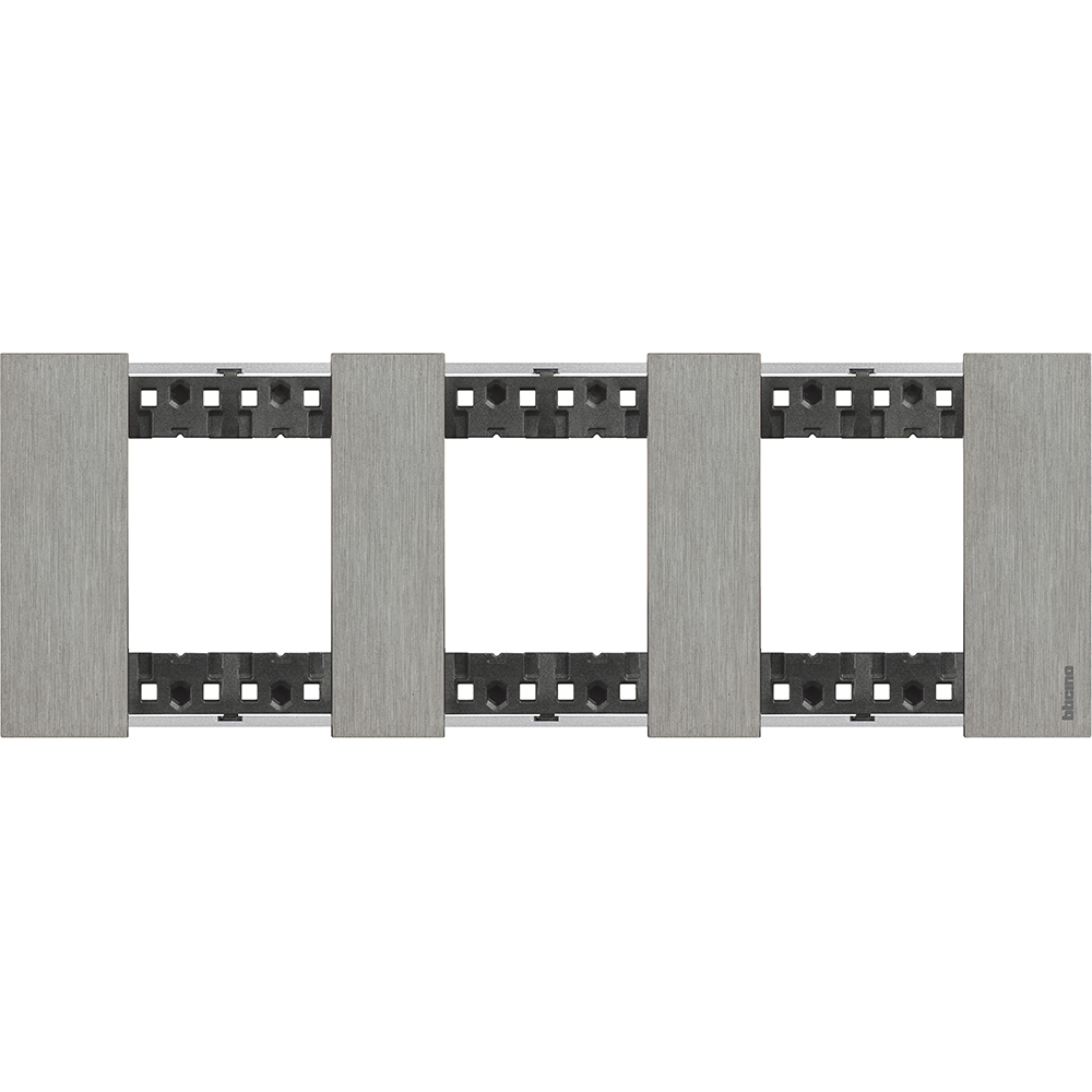 BTICINO KA4802M3ZG, L.Now, 3X2 Steel Modules Frame